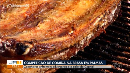 Competição de churrasco é realizada na Praia da Graciosa, em Palmas