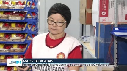 Cerca de 400 voluntários trabalham durante Festejo da Catedral do Espírito Santo em Palmas