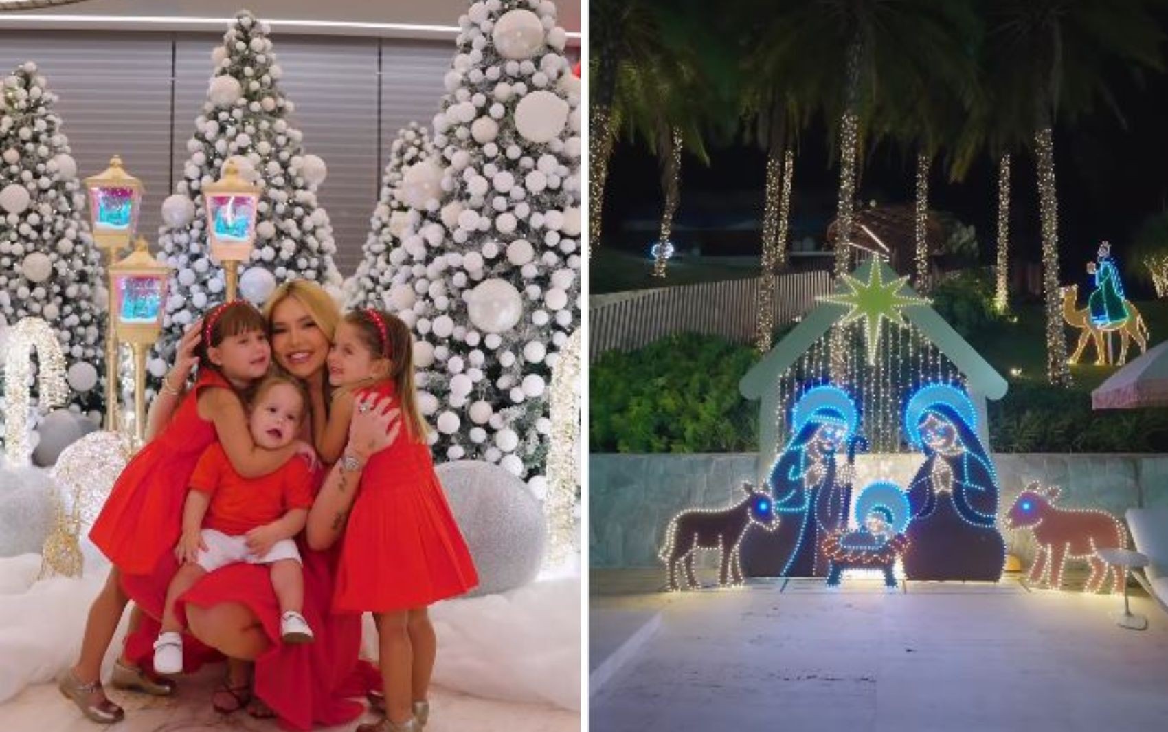 Virginia impressiona com decoração de Natal; vídeo 