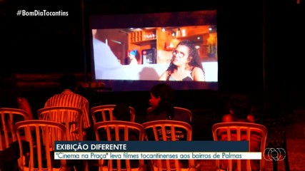 Projeto leva filmes produzidos nos Tocantins para serem exibidos em praças de Palmas