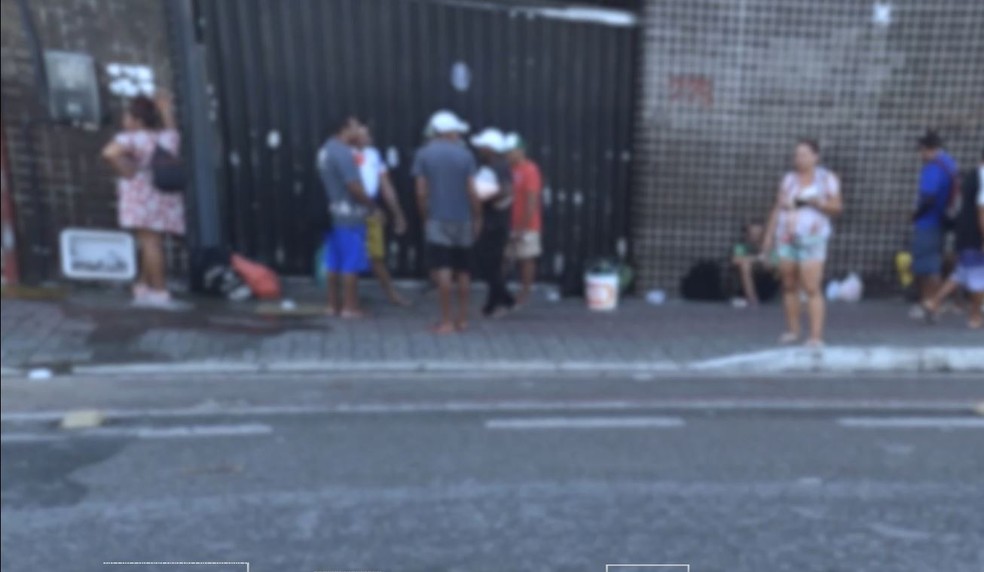 Pessoas em situação de rua em Fortaleza — Foto: Sistema Verdes Mares