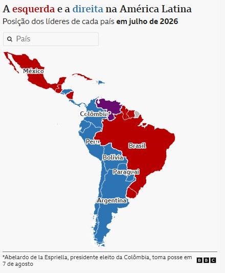 O mapa que mostra como a direita expandiu seu poder na América Latina — e o que explica essa tendência