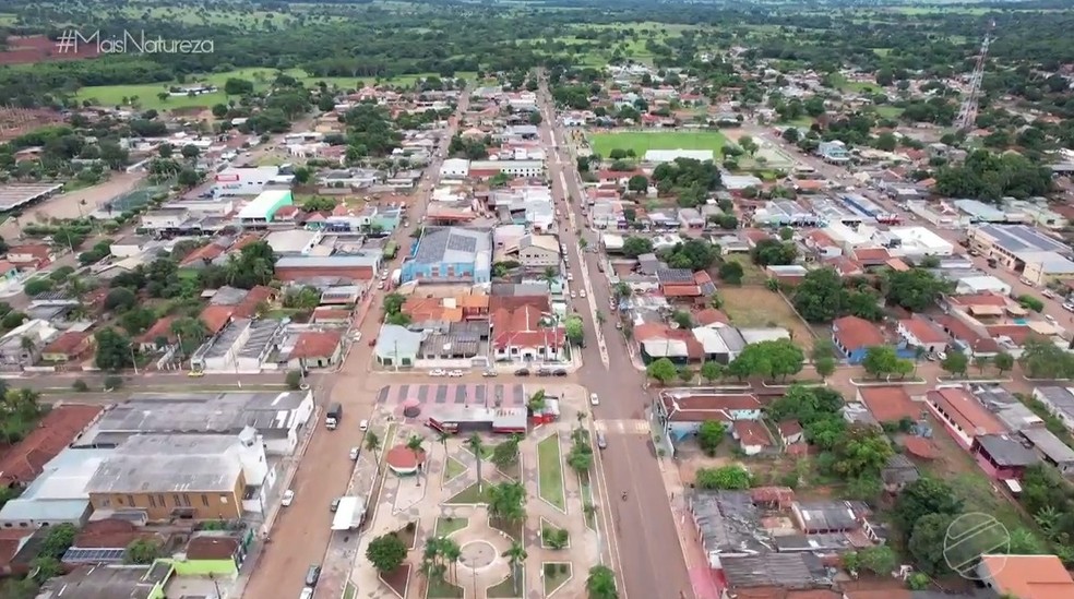 Município de Nioaque, a 165 km de Campo Grande. — Foto: TV Morena/+ Natureza