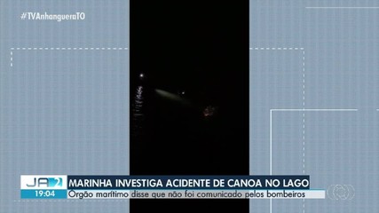 Marinha investiga caso de canoa com seis pessoas que virou no lago