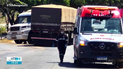 Motorista escapa por pouco após carreta desgovernada avançar em Palmas