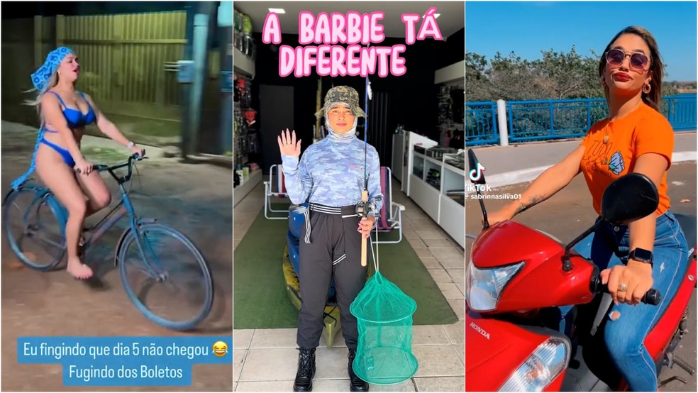 Cabo Sabrinna Silva é policial militar, mas também é famosa por vídeos de humor nas redes sociais e atuando como influencer — Foto: Reprodução/Redes sociais