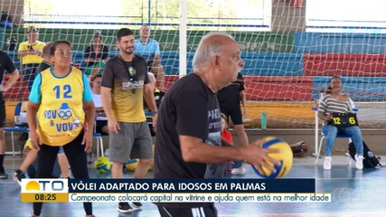Palmas vai realizar campeonato de voleibol adaptado para idosos