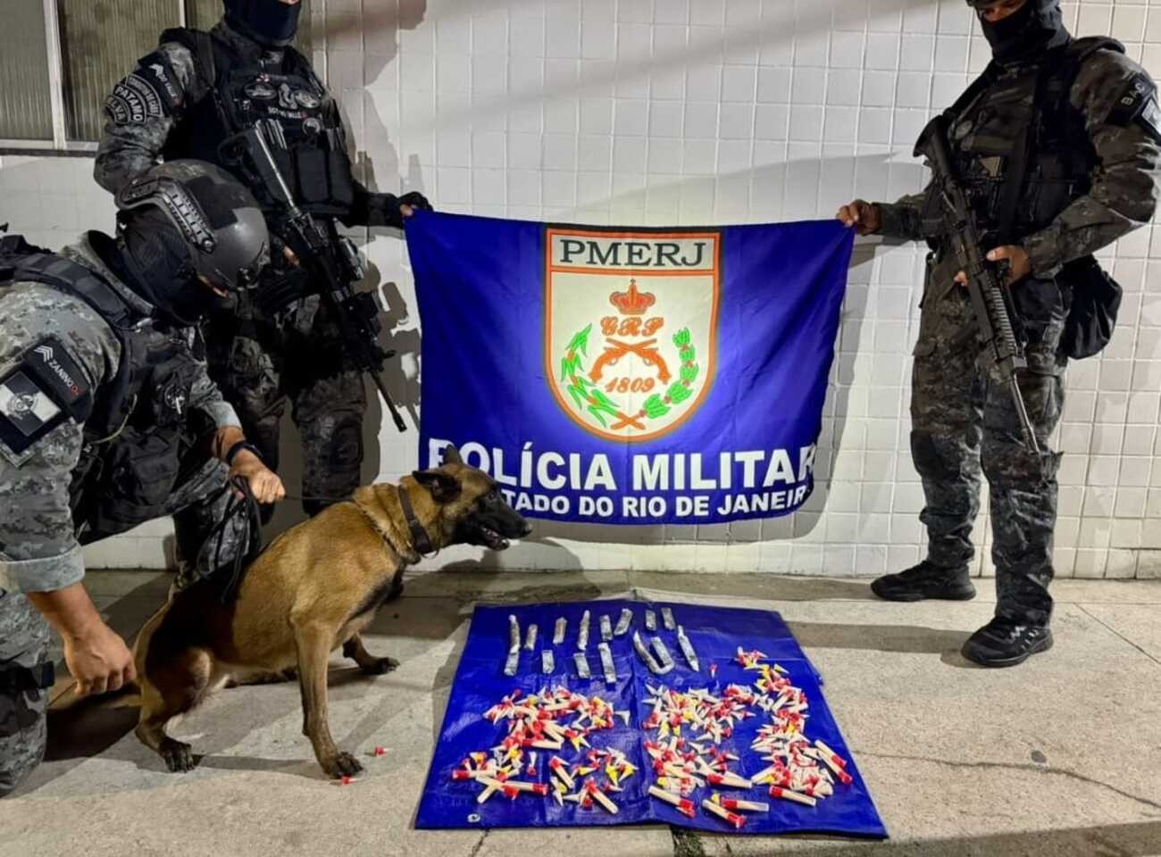 BAC apreende drogas durante ação em Barra Mansa