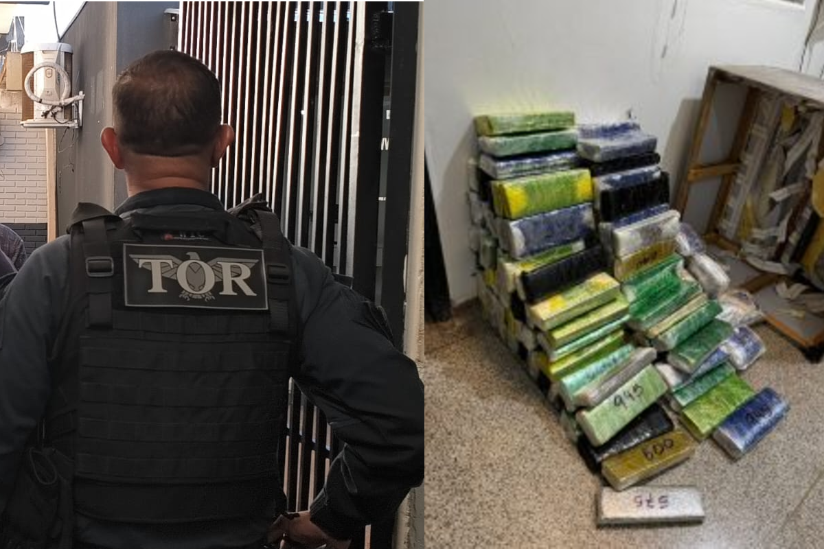 Caminhão de mudança vira esconderijo para carga de maconha; homem é preso em MS