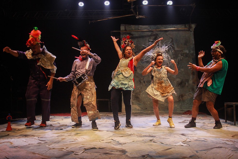 “A Força da Água” é um dos espetáculos da programação — Foto: Artur Luz/Governo do Ceará