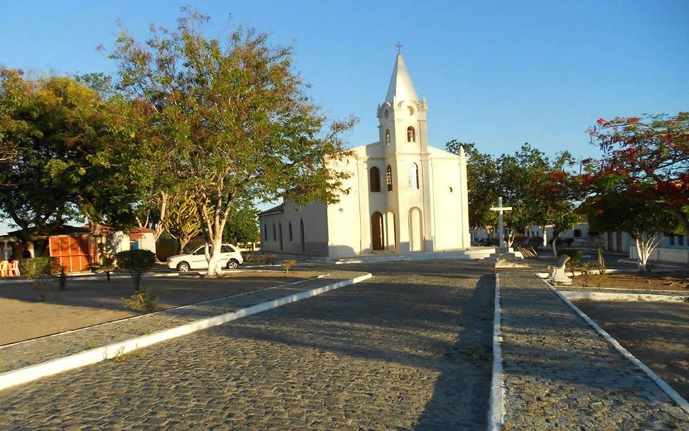 Imagem do centro de Antônio Cardoso, na Bahia; Homem é acusado de estuprar a filha — Foto: Divulgação/Prefeitura de Antônio Cardoso