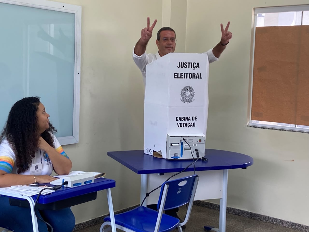 Dr Furlan (PSD) vota em Macapá