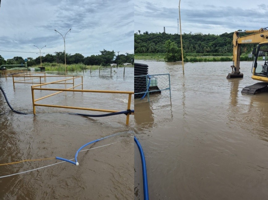 Chuvas inundam estação e interrompem abastecimento de água em João Pessoa, Cabedelo e Conde, na PB; veja bairros afetados