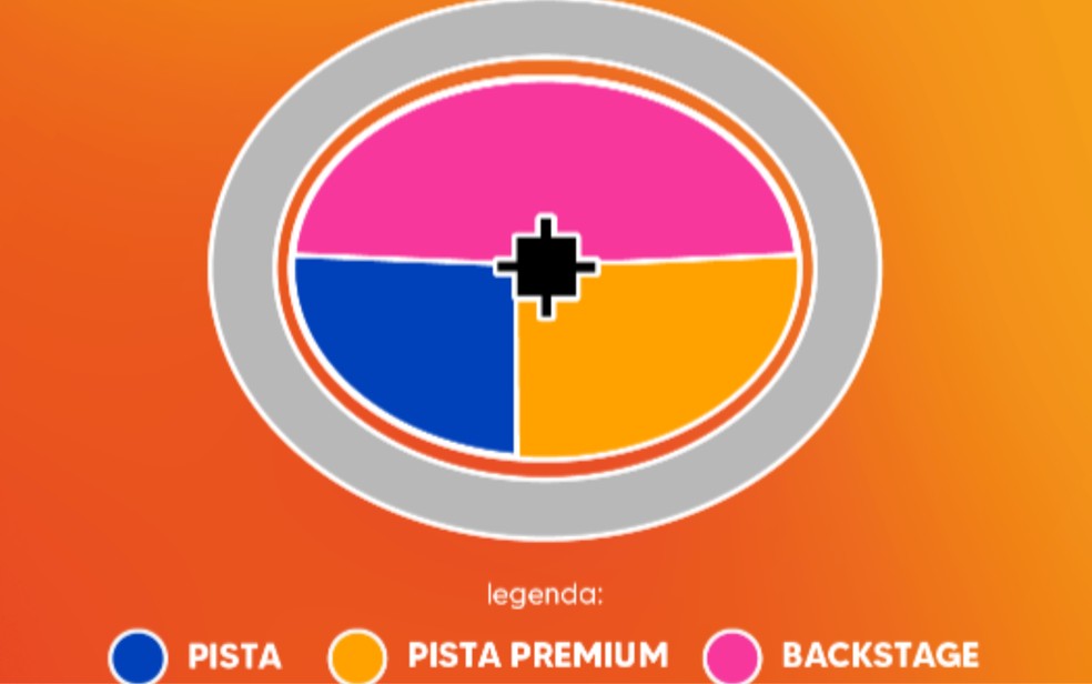 Mapa do evento 'Tardezinha' em Ribeirão Preto — Foto: Divulgação