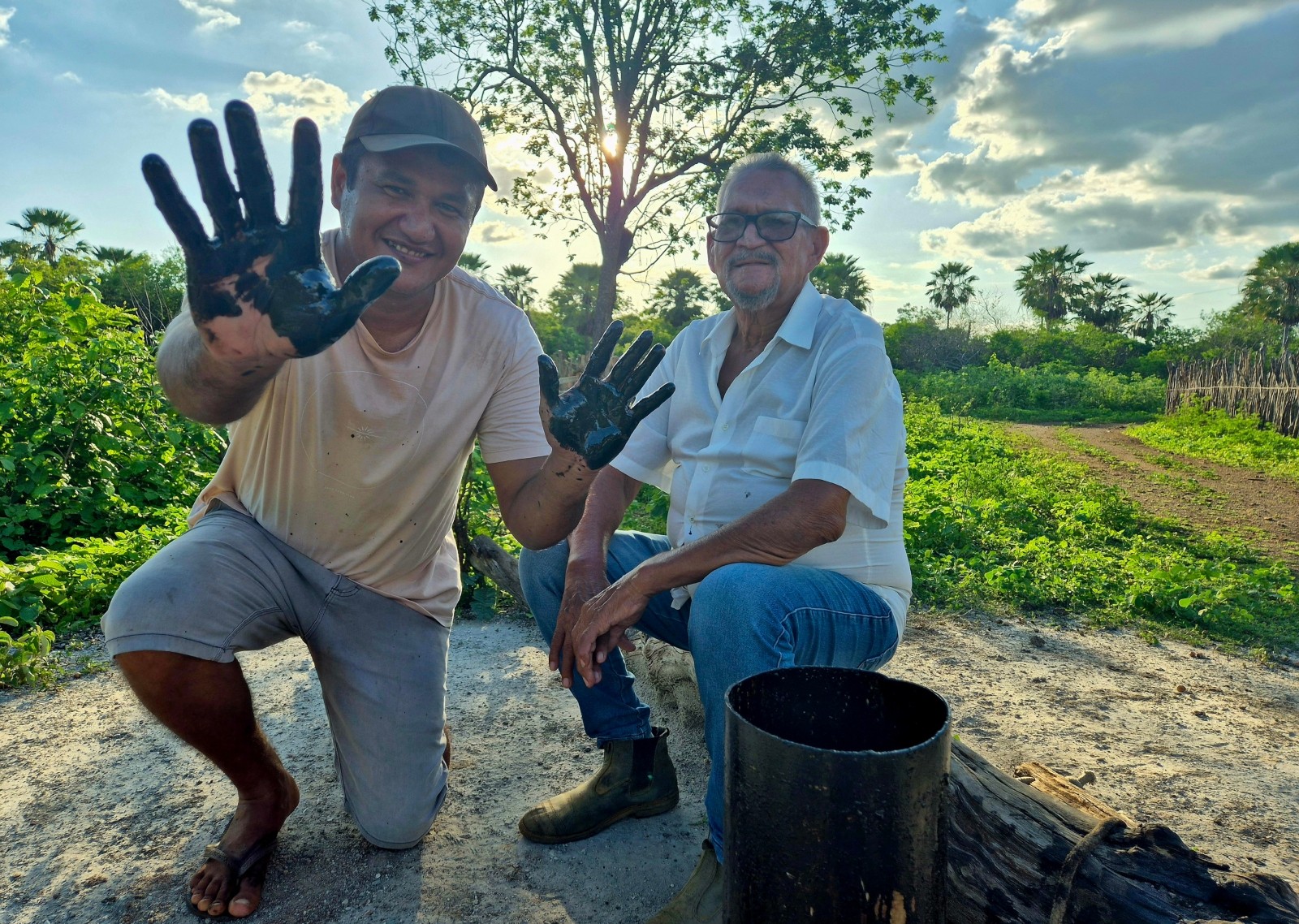 "Não quero riqueza, quero dinheiro para sobreviver", diz agricultor que encontrou possível petróleo no Ceará