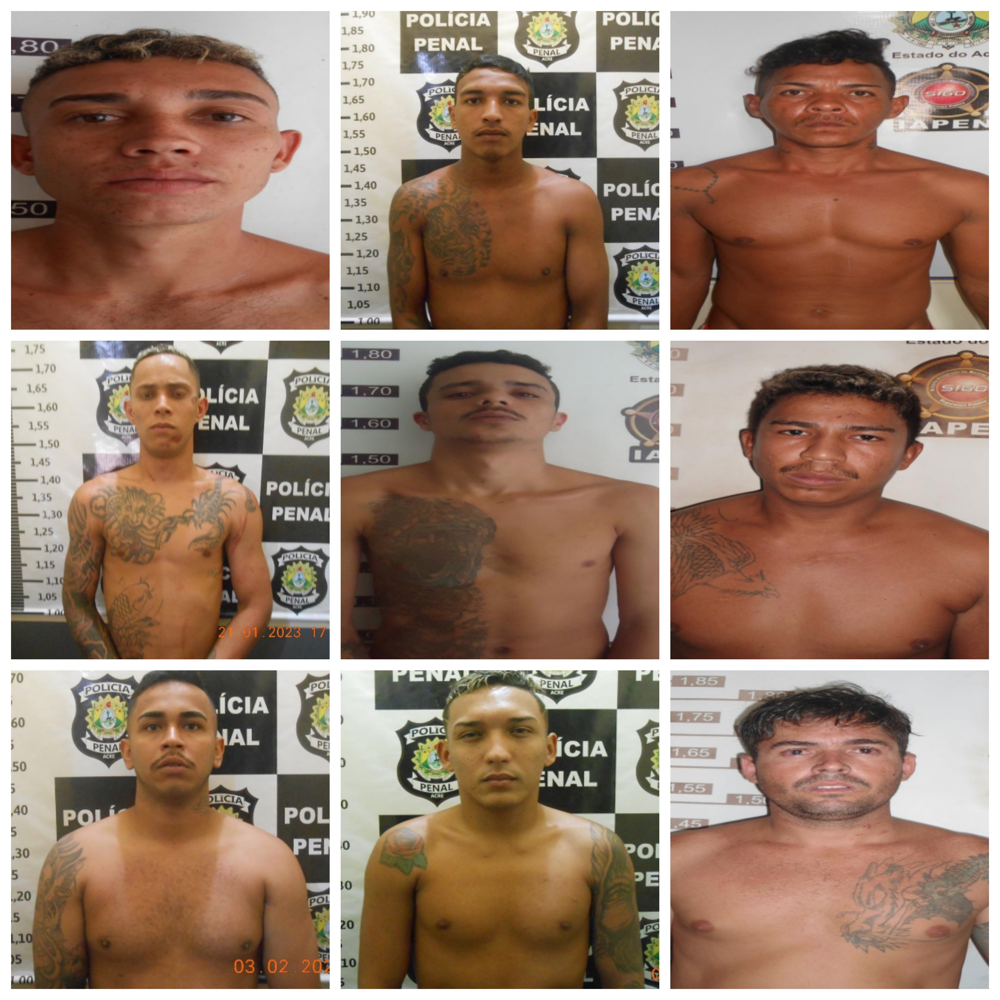 Nove detentos fogem do Complexo Penitenciário de Rio Branco