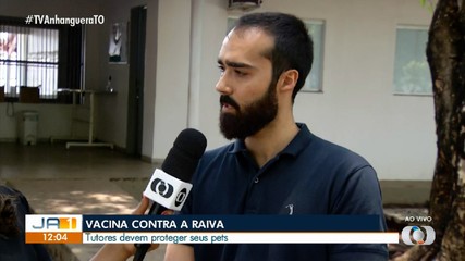 Prefeitura de Palmas fornece vacinação gratuita contra raiva para cães e gatos