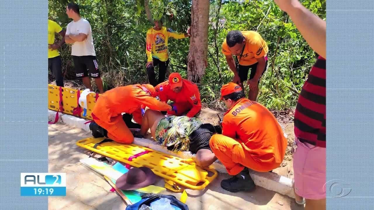 Três pessoas ficam feridas em grave acidente em São Miguel dos Milagres