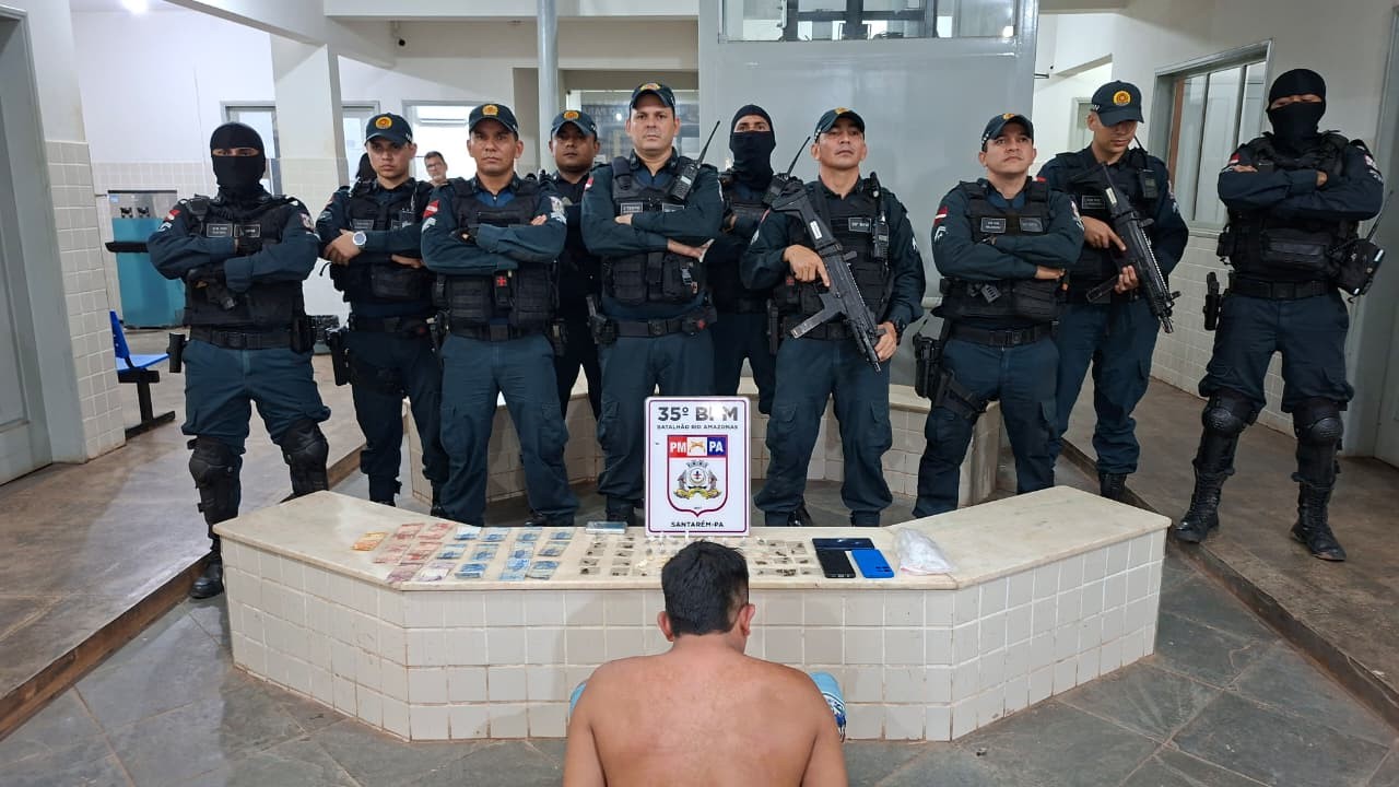 Homem é preso por tráfico de drogas após denúncia no bairro Ipanema