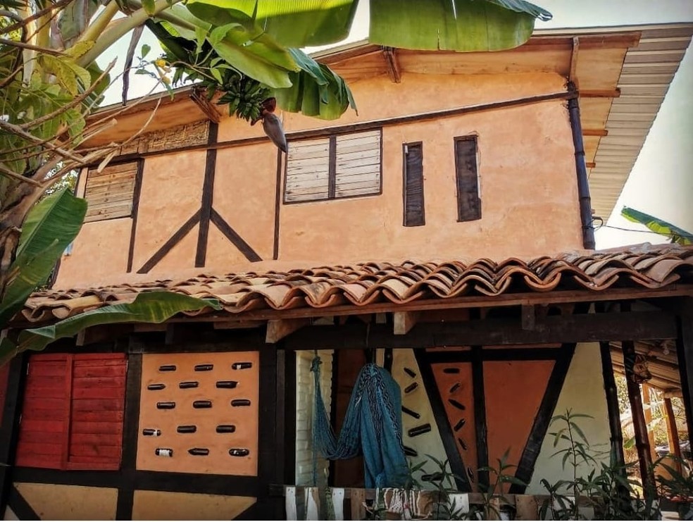 Casa Bambuba, onde moram Diego e a esposa — Foto: Arquivo Pessoal/Diego Carioca