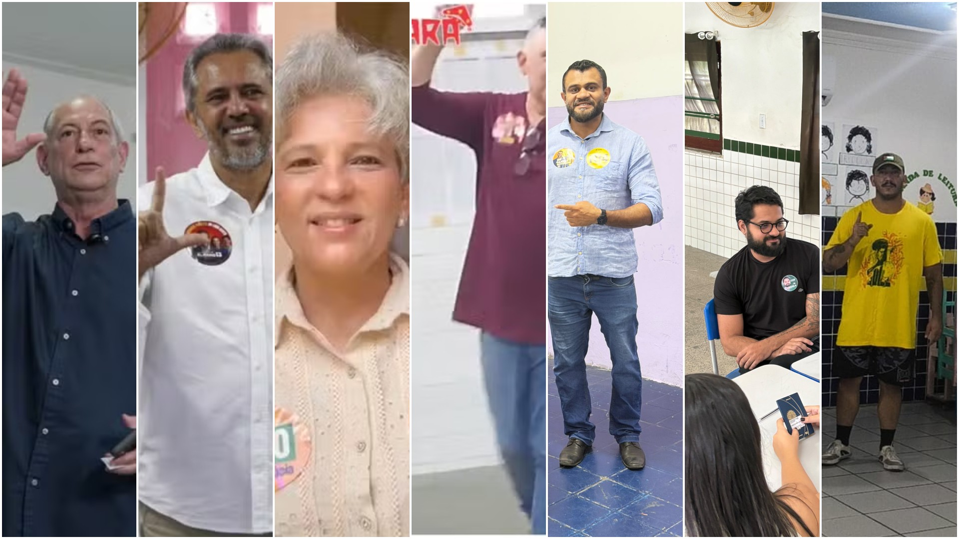 Candidatos ao governo do Ceará votam neste domingo; veja