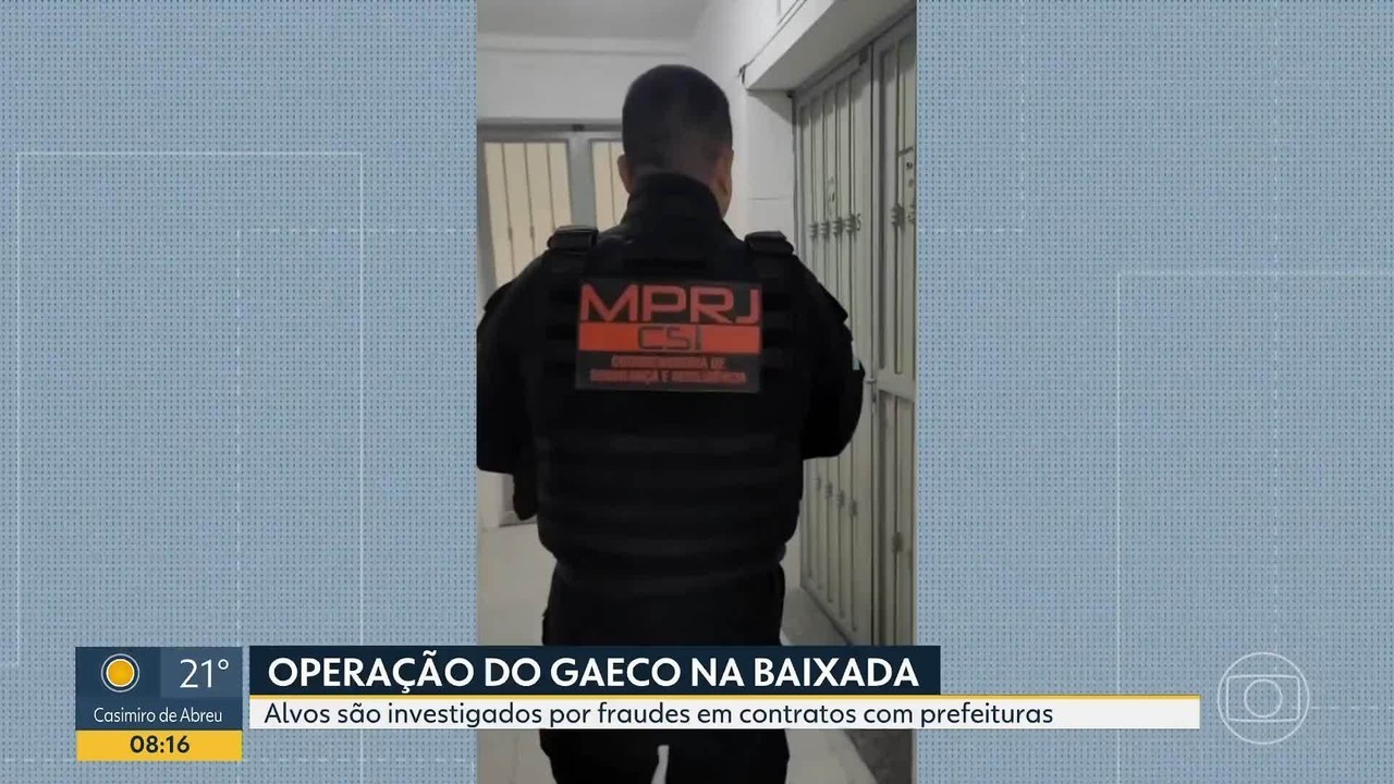 MPRJ CUMPRE MANDADOS EM INVESTIGAÇÃO DE CONTRATOS DE PREFEITUAS DA BAIXADA FLUMINENSE | Rio de Janeiro