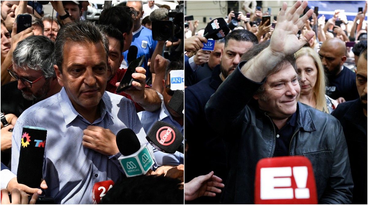 Sergio Massa y Javier Milei votan en las elecciones argentinas |  Mundo
