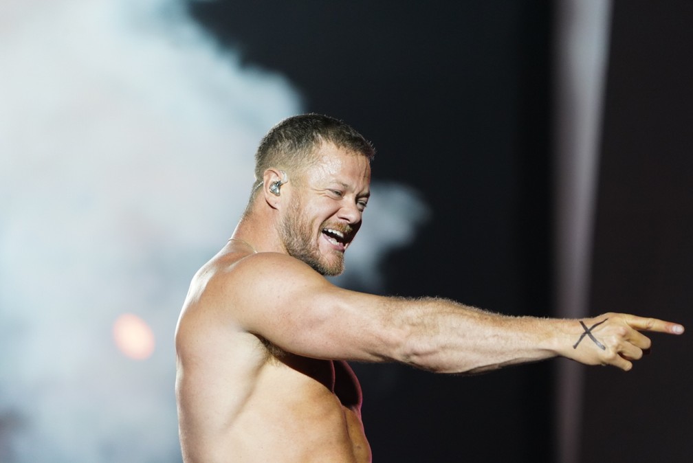 Imagine Dragons se apresenta no Rock in Rio 2024 — Foto: Miguel Folco/g1