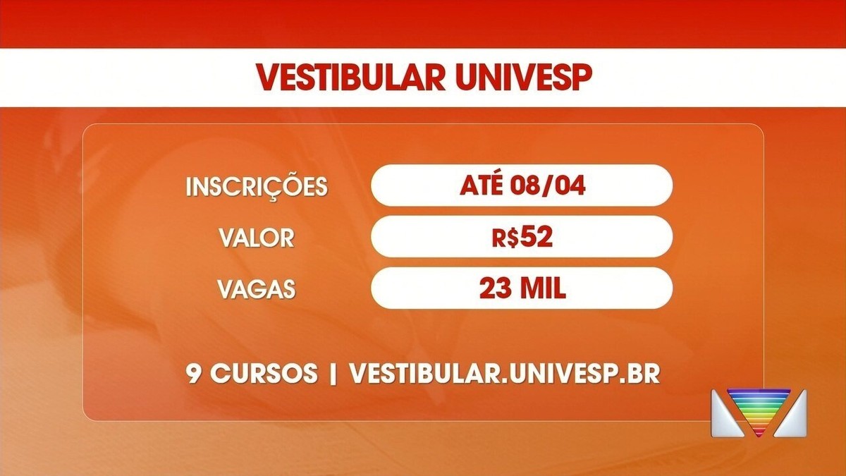 Univesp Abre Inscrições Do Vestibular Para Quase 2 Mil Oportunidades No ...