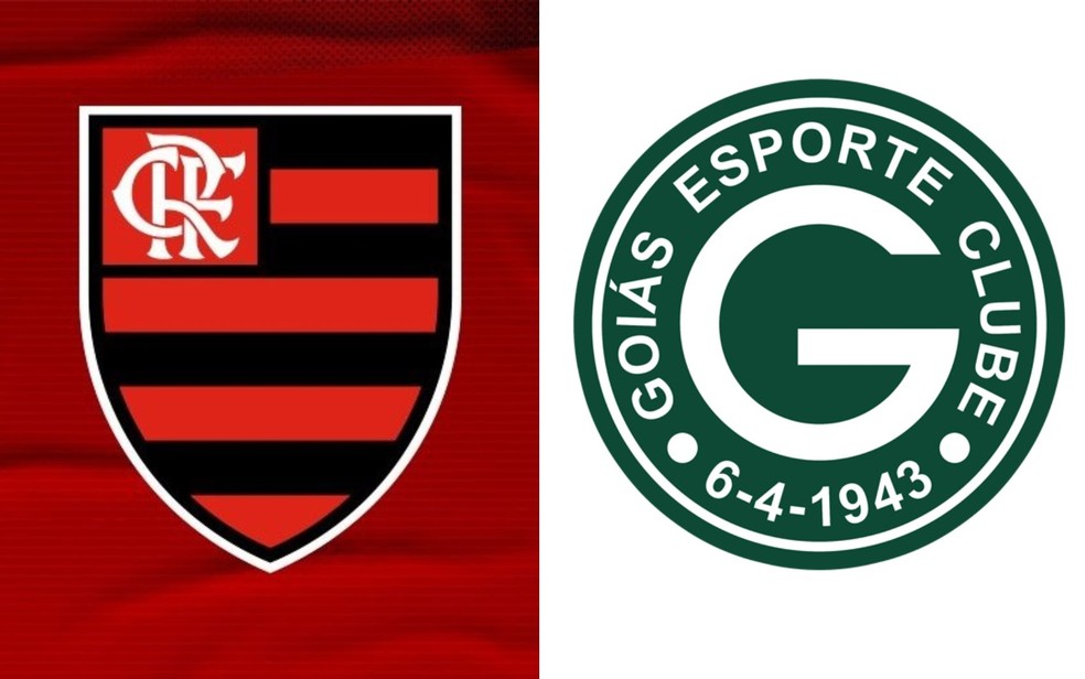 Flamengo e Gois Esporte Clube  Foto: Reproduo/Redes Sociais