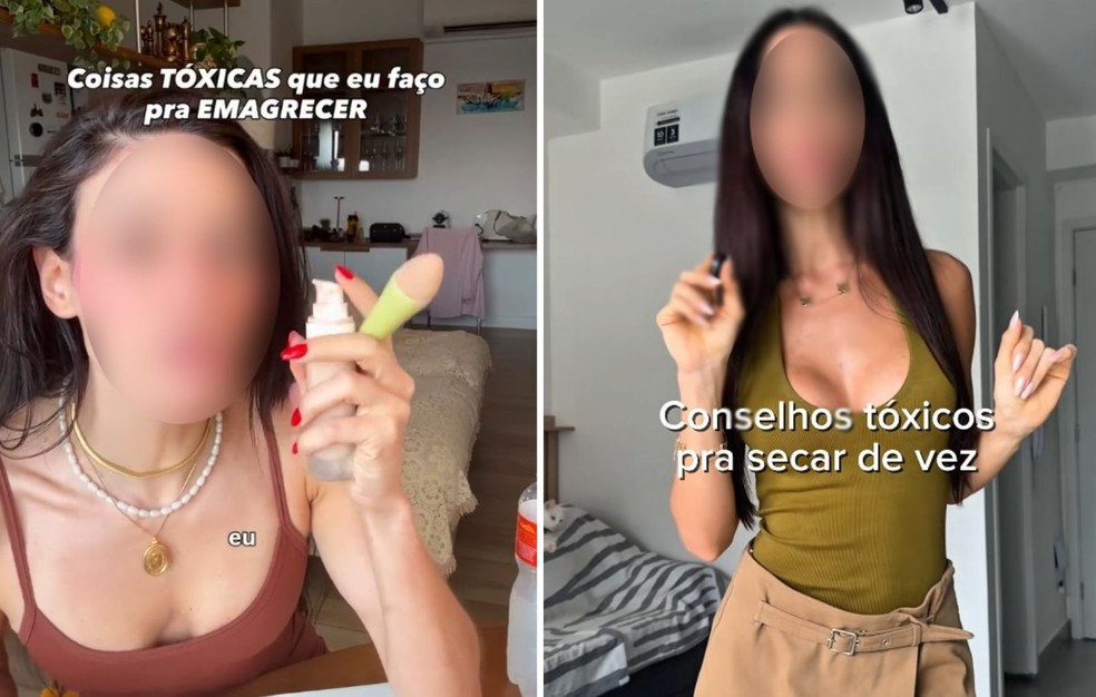 Os transtornos alimentares são doenças psiquiátricas caracterizadas por uma relação não saudável com a comida. — Foto: Reprodução/ Tiktok