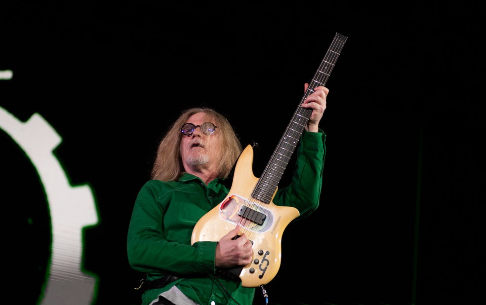 Humberto Gessinger no palco do João Rock 2022 em Ribeirão Preto, SP — Foto: Érico Andrade/g1