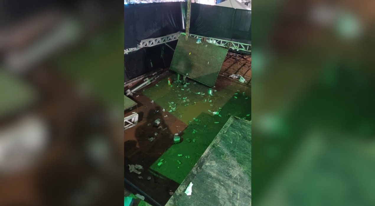 Barbeiro que estava em camarote que cedeu e deixou mais de 20 feridos relata superlotação: 'Isso vira notícia amanhã'