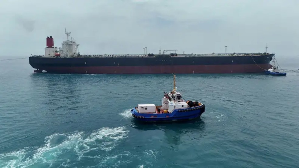 Trump já afirmou que os EUA irão controlar o Estreito de Ormuz e bloquear o acesso aos portos iranianos — Foto: REUTERS