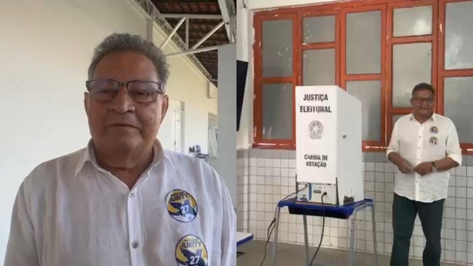 Professor Jurity (DC) vota em Parnaíba