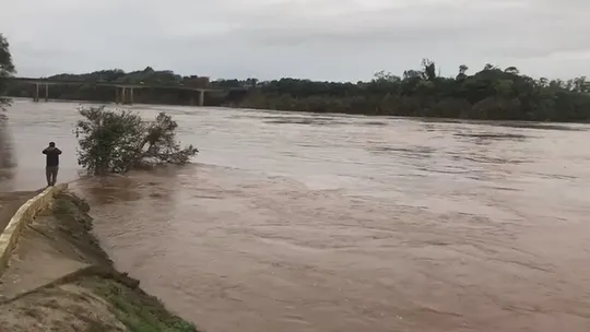 Rio Taquari volta a ultrapassar cota de inundação - Foto: (Prefeitura de Lajeado/Imagens cedidas)
