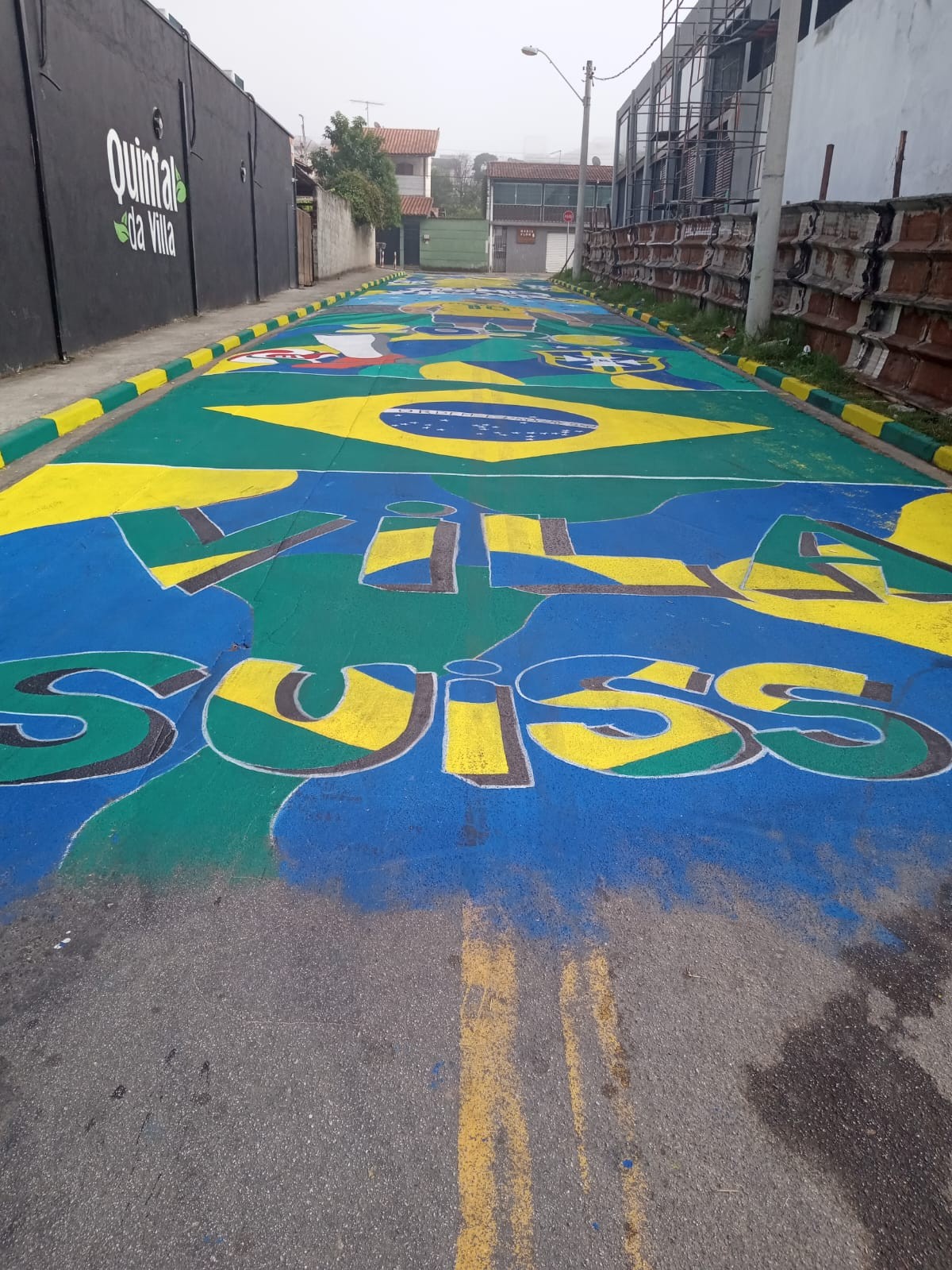 Moradores do Alto Tietê decoram ruas para a Copa do Mundo 