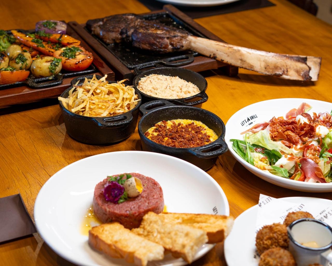 Let’s Grill Farm oferece experiência em alta gastronomia, espaço kids e ambiente acolhedor