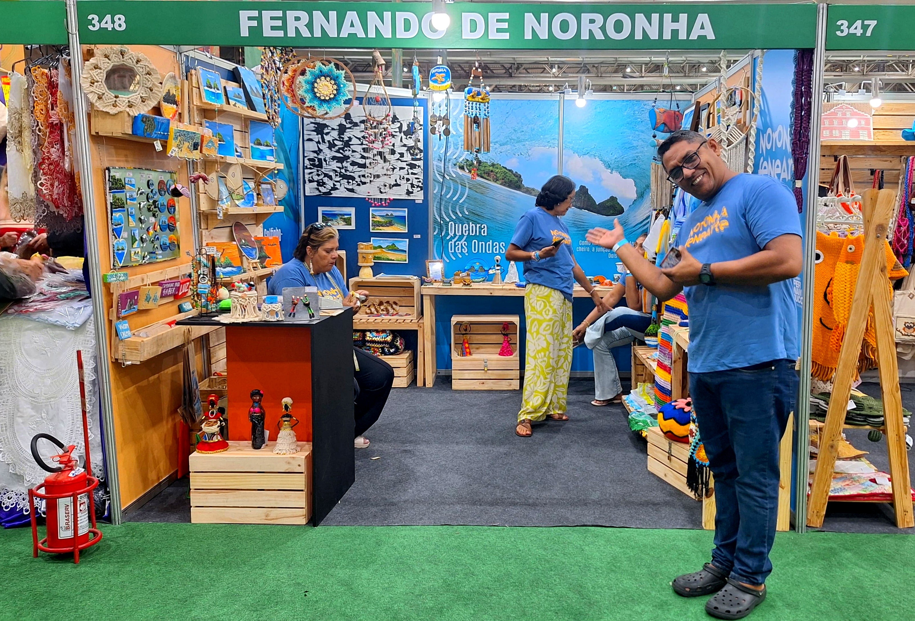 Artesãos de Fernando de Noronha expõem obras na Fenearte