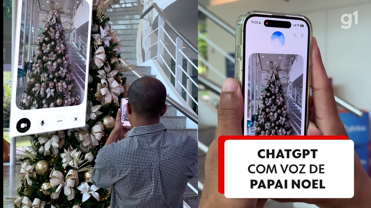 ChatGPT 'cria' Papai Noel com inteligência artificial para conversar por vídeo