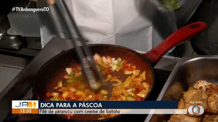 Confira como é o preparo do molho para o pirarucu com creme de batatas