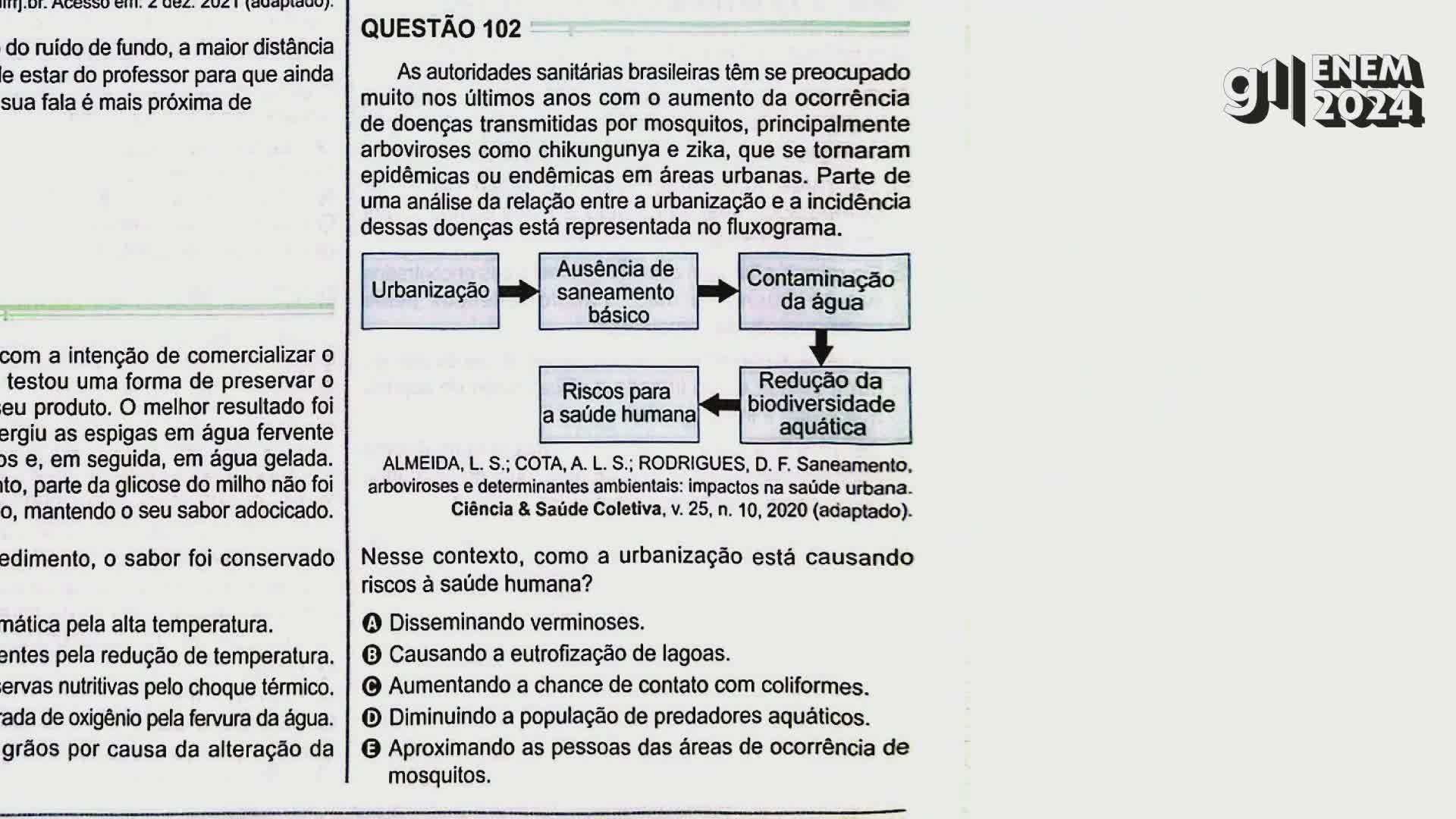 VÍDEOS ENEM 2024: correção de questões de matemática e ciências da natureza