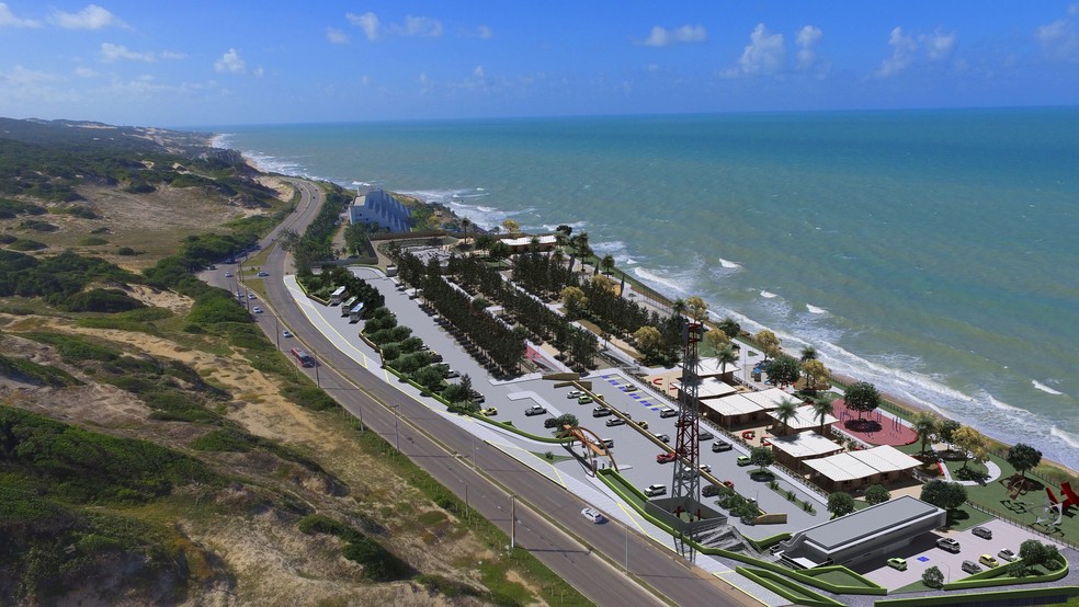 Projeto Costeira Parque, em Natal — Foto: Divulgação/governo do RN