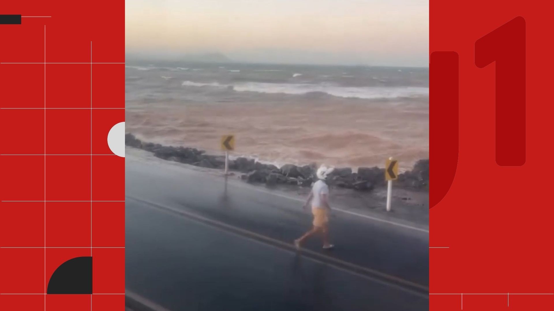 Queda na temperatura, ressaca do mar e ventos de até 70 km/h marcam final de agosto no ES