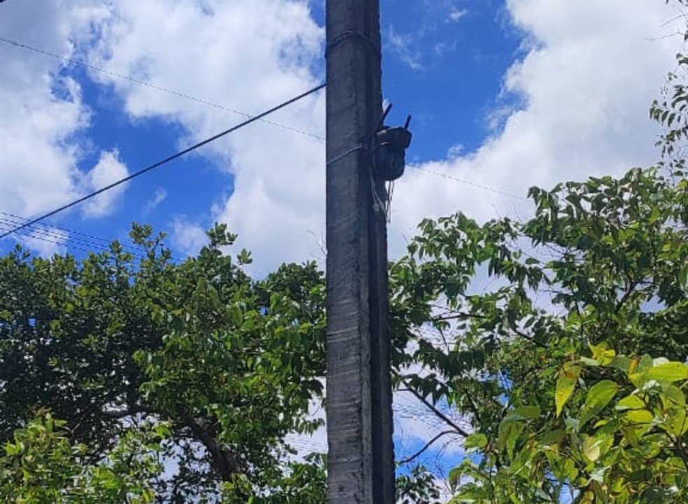 Operação policial retirou câmeras instaladas por facções criminosas no Ceará — Foto: Reprodução