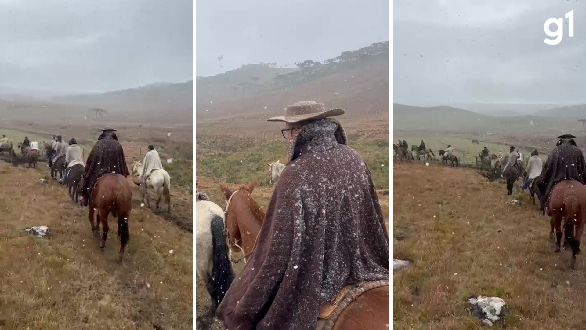 Serra do RS registra neve neste domingo