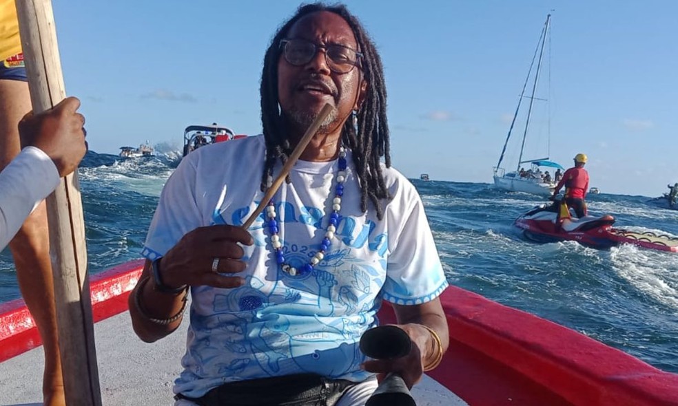 Elias Conceição é Ogan do Terreiro Olunfajá, reponsável pela preparação do presente para Iemanjá em 2026. — Foto: Arquivo pessoal