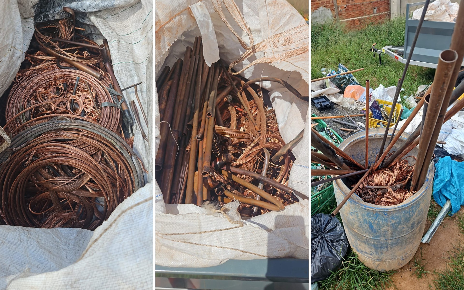 Polícia apreende cerca de duas toneladas de cobre de origem ilícita em Rio Preto