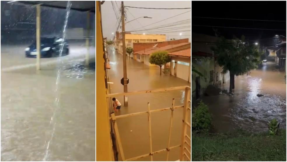 Várzea Alegre tem a maior chuva do estado. — Foto: Reprodução