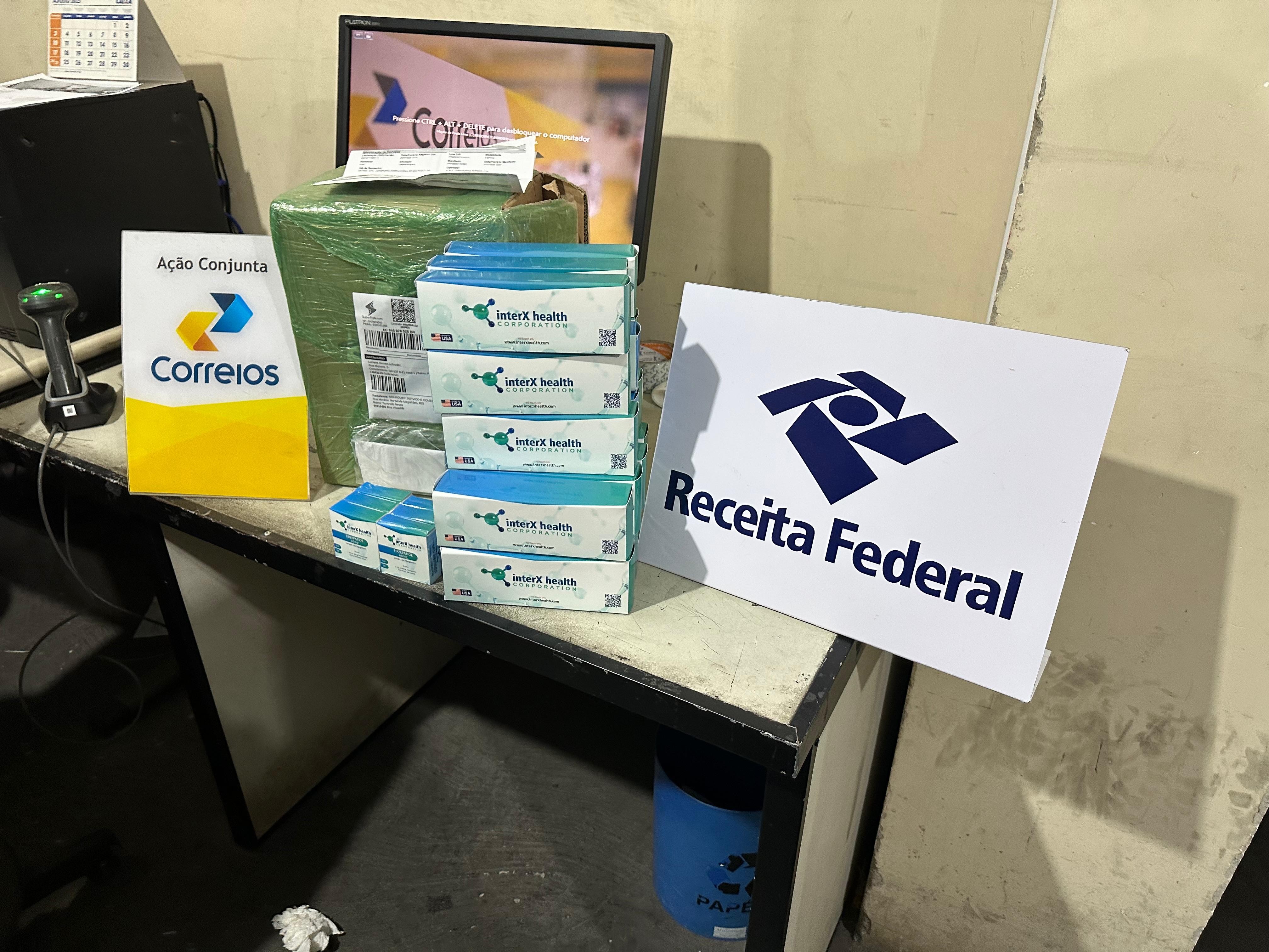 Receita Federal apreende R$ 300 mil em medicamento para emagrecer em Boa Vista